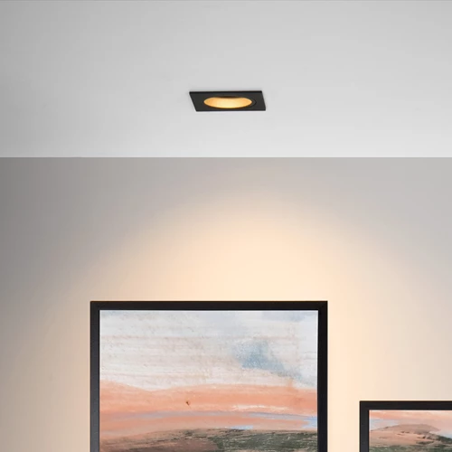 Lucide EMBED - Spot encastrable - 1xGU10 - Noir - ambiance 1